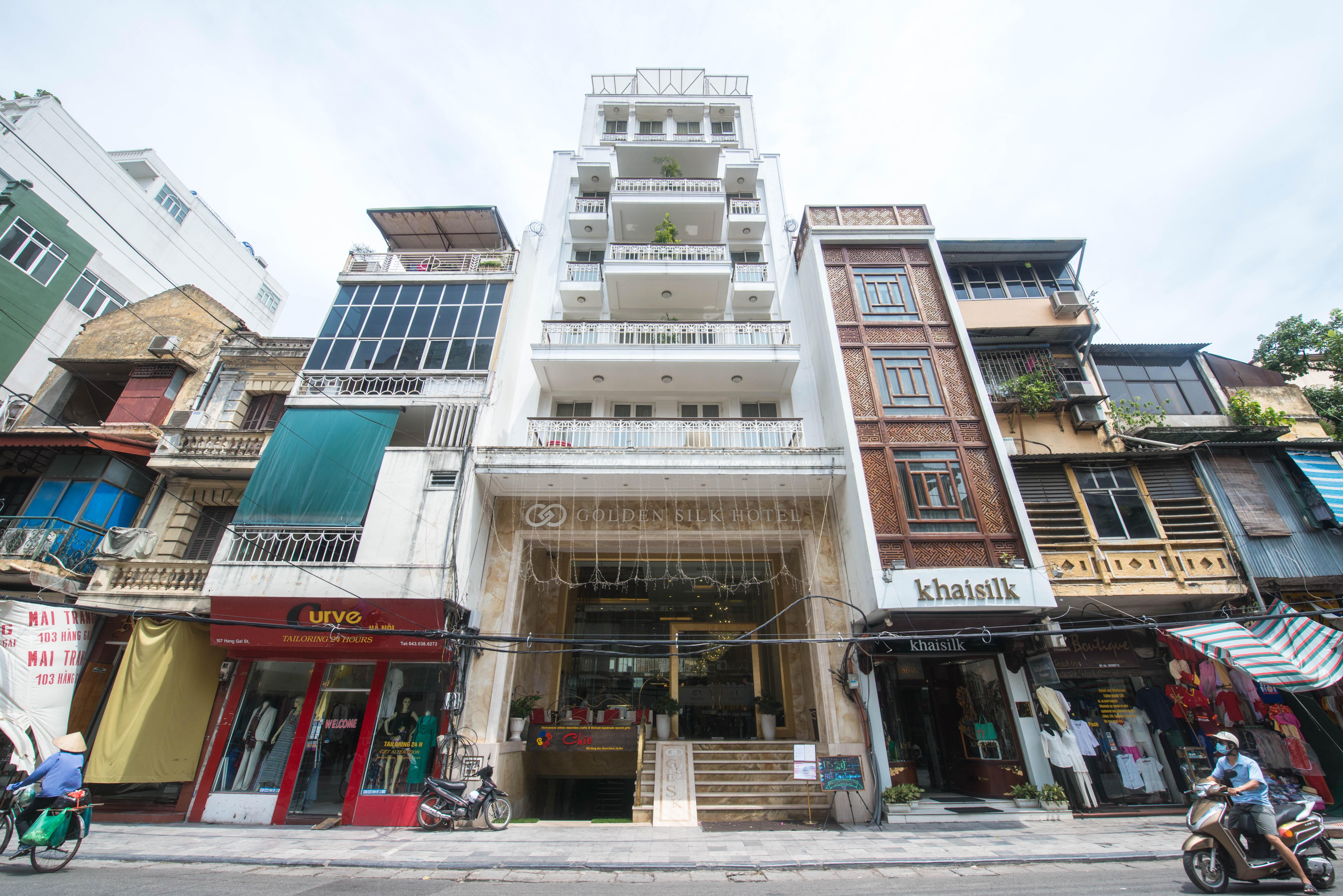 Golden Silk Boutique Hotel Hanoi Exterior foto